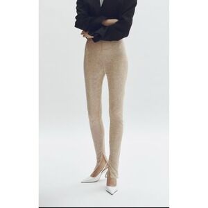 NWT Stella McCartney x H&M Embellished Lace Rhinestone Leggings Medium
